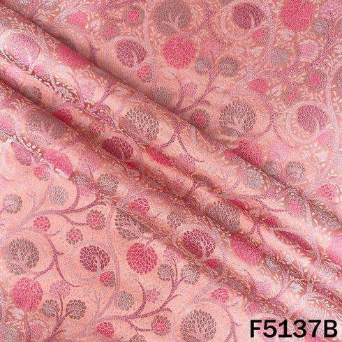 Self Jacquard Brocade Silk Fabric - F5137